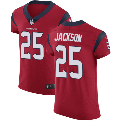 Nike Texans #25 Kareem Jackson Red Alternate Men's Stitched NFL Vapor Untouchable Elite Jersey - Click Image to Close